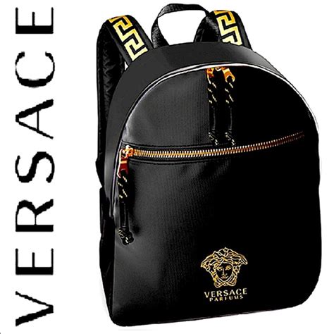 versace parfums backpack cost|Versace men's perfume with backpack.